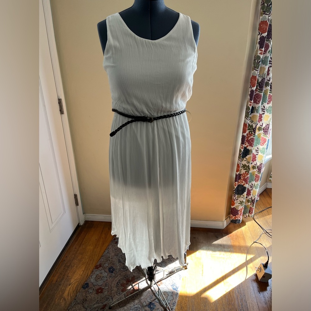 Boho linen-like flowy summer dress by Love Ryan ❤️ of Los Angeles size Large NWT